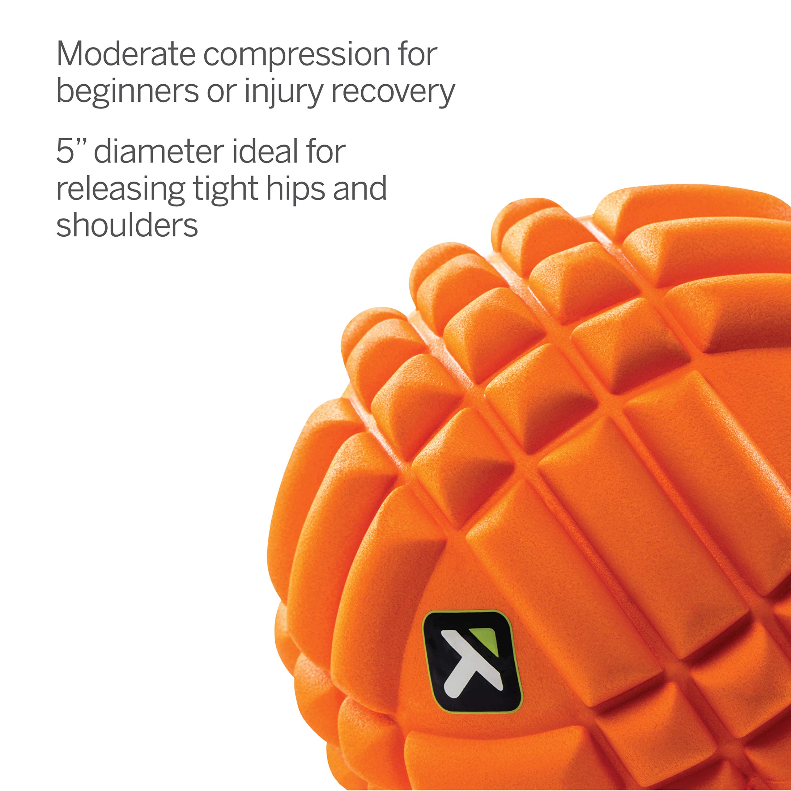 TRIGGERPOINT PERFORMANCE THERAPY GRID Ball, 5-inch Foam Massage Ball