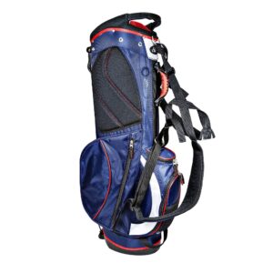 Club Champ Deluxe Stand Golf Bag, Red/White/Blue