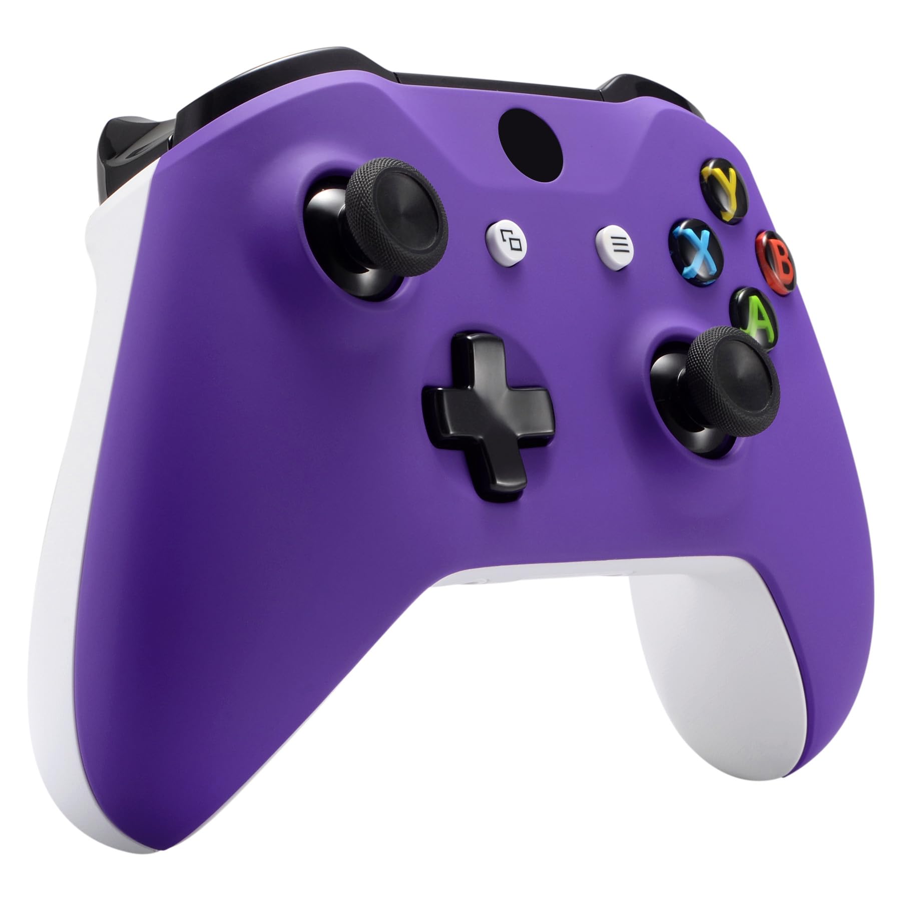 eXtremeRate Purple Soft Touch Front Housing Shell Case for Xbox One S/X Controller, Comfortable Replacement Kit Faceplate Cover for Xbox One Wireless Controller Model 1708 - Controller NOT Included