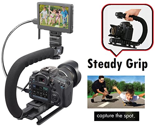 Camera Stabilizing Pro Grip Handle for Sony NEX-3N NEX-3NL NEX-5T NEX-5TL