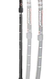 Pair 2 Trekking Walking Hiking Sticks Poles Alpenstock Anti-Shock 65-135cm Black