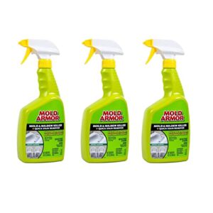 mold armor home fg502 instant mold and mildew stain remover, trigger spray 32 fl oz, pack of 3