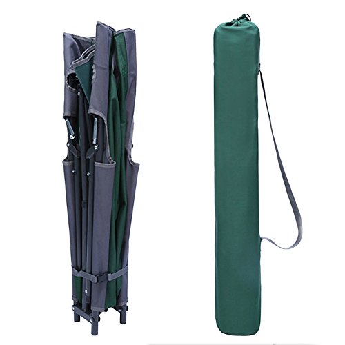 PORTAL Portable Adults Outdoor Bed Camp Cots for Sleeping with Carry Bag for Home, Travel, Office, Beach, Support up to 300lbs, Green