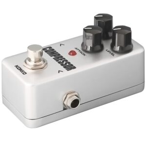 Compressor Guitar Pedal, Mini Effect Processor Fully Analog Circuit Universal for Guitar and Bass, Exclude Power Adapter - KOKKO (FCP2)