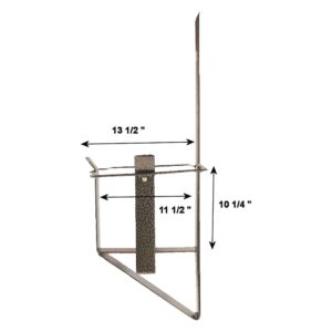 RACK'EM MFG 5 G Gas CAN&Cooler Rack