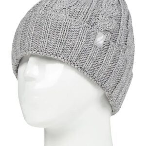 Heat Holders - Womens Thick Knit Thermal Winter Warm Beanie Hat with Pom Pom (One Size, Light Grey)