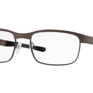 Oakley Men's Ox5132 Surface Plate Square Prescription Eyeglass Frames, Pewter/Demo Lens, 54 mm