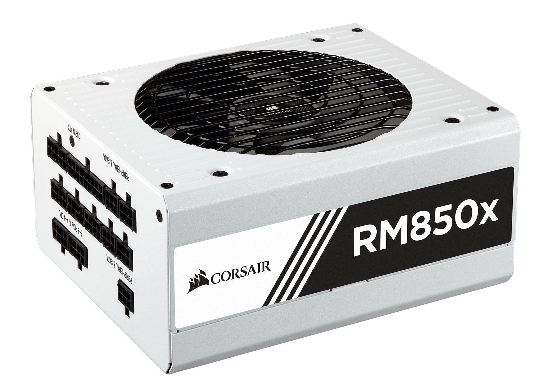 Corsair RM850x White Series Full Modular 80PLUS Gold ATX Power Supply Unit - White