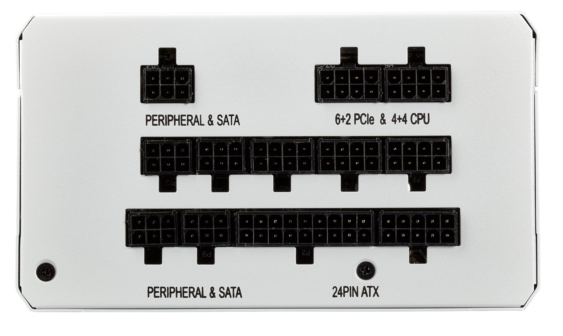 Corsair RM850x White Series Full Modular 80PLUS Gold ATX Power Supply Unit - White