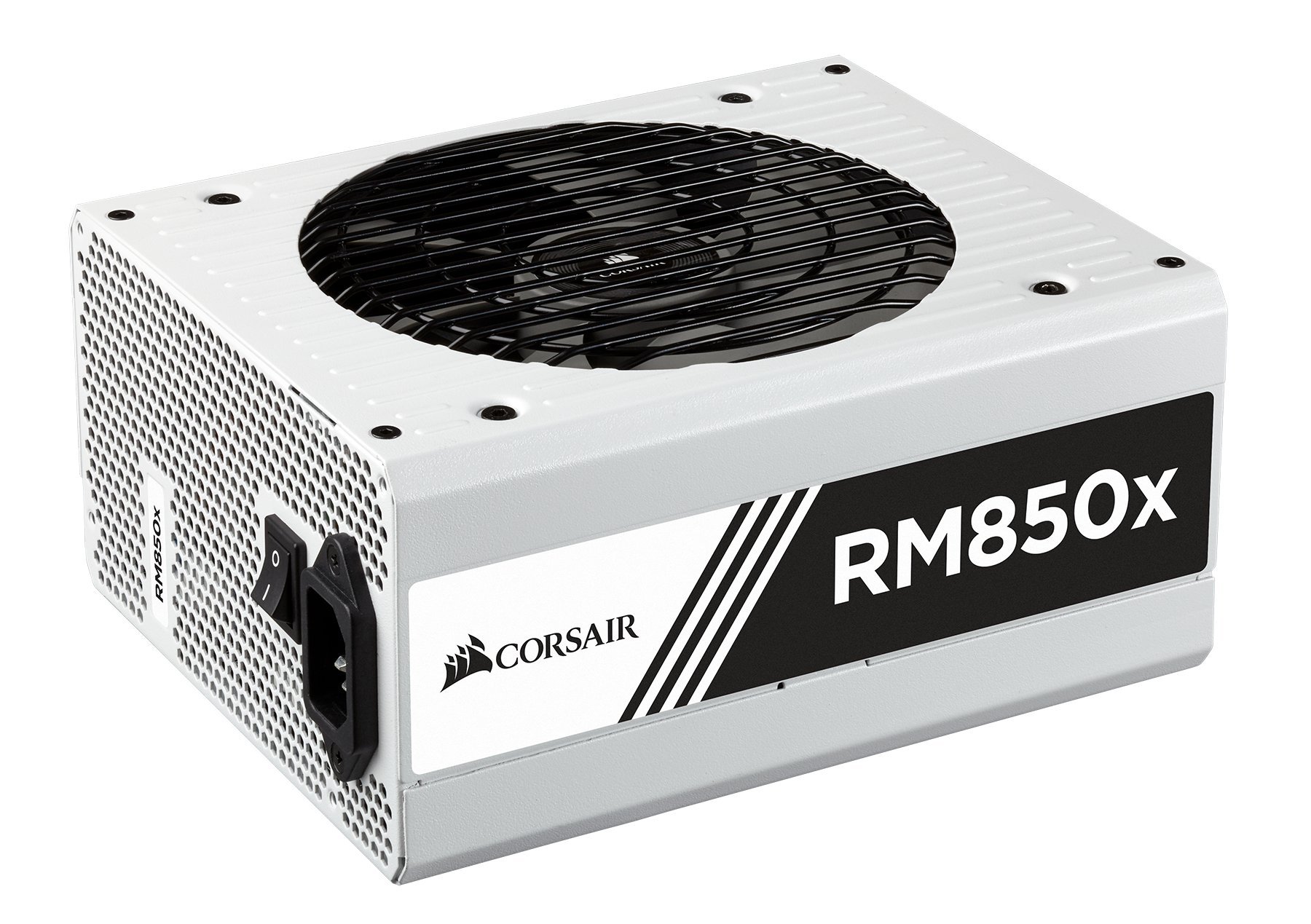 Corsair RM850x White Series Full Modular 80PLUS Gold ATX Power Supply Unit - White