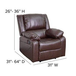 Flash Furniture Harmony Series Brown LeatherSoft Recliner