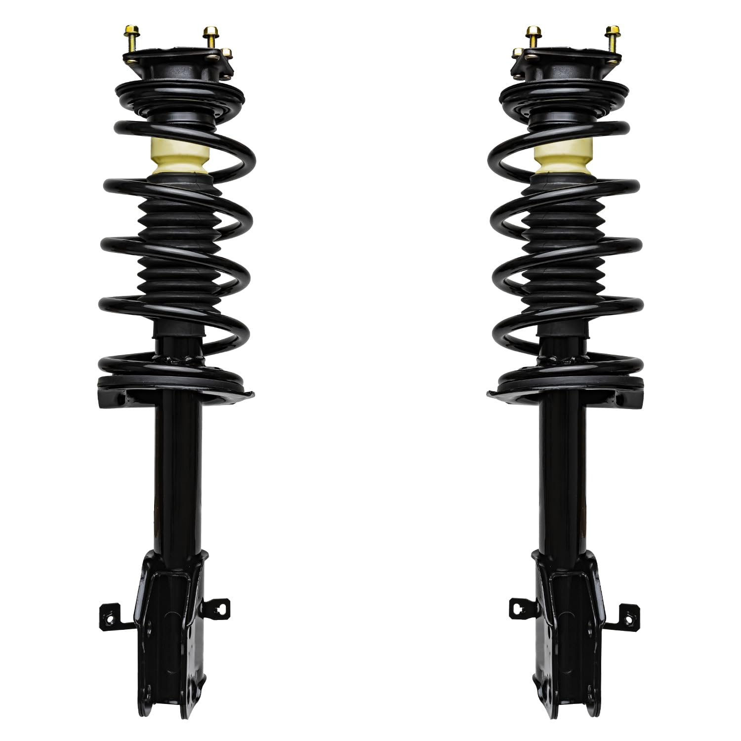 Detroit Axle - 2 Front Struts for 11-14 Ford Edge, 11-15 Lincoln MKX Complete 2 Struts with Coil Spring 2011 2012 2013 2014 Replacement Quick Install Ready Strut Shock Assembly