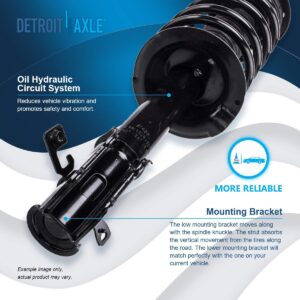 Detroit Axle - 2 Front Struts for 11-14 Ford Edge, 11-15 Lincoln MKX Complete 2 Struts with Coil Spring 2011 2012 2013 2014 Replacement Quick Install Ready Strut Shock Assembly