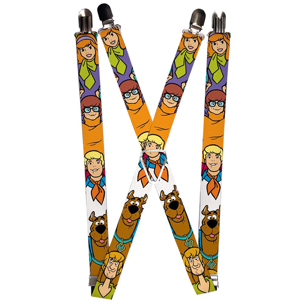 Buckle-Down Unisex-Adult's Suspender-Scooby Doo, Multicolor, One Size