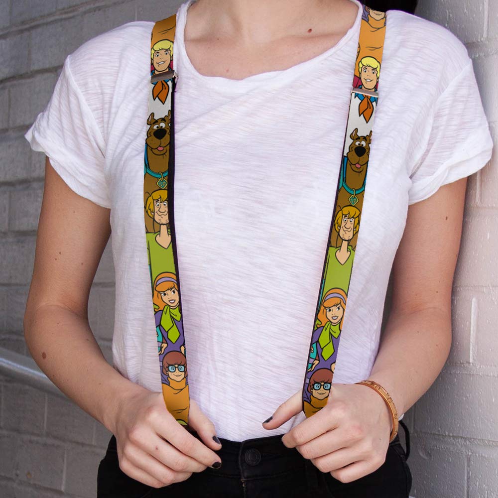 Buckle-Down Unisex-Adult's Suspender-Scooby Doo, Multicolor, One Size