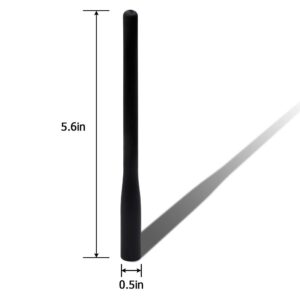 Aimtobest Standard STD-CAT460 Rubber Duck Antenna Compatible for Standard Horizon HX270S HX280S HX290 HX300 HX370S HX400 HX460 HX500 HX850S HX851 HX870 HX890 Handheld Radios (1 Pack)