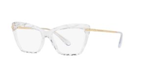 dolce & gabbana dg5025 crystal/clear one size