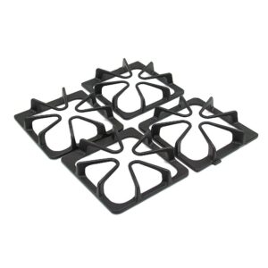 whirlpool w10447925 burner grate set, gray