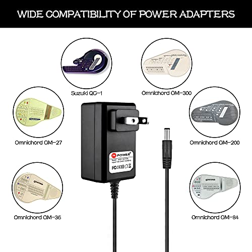 PKPOWER AC Adapter Power Supply for Suzuki QChord QC-1 Q-Chord QC1 Digital Songcard Synthesizer Guitar Power Supply Cord Cable