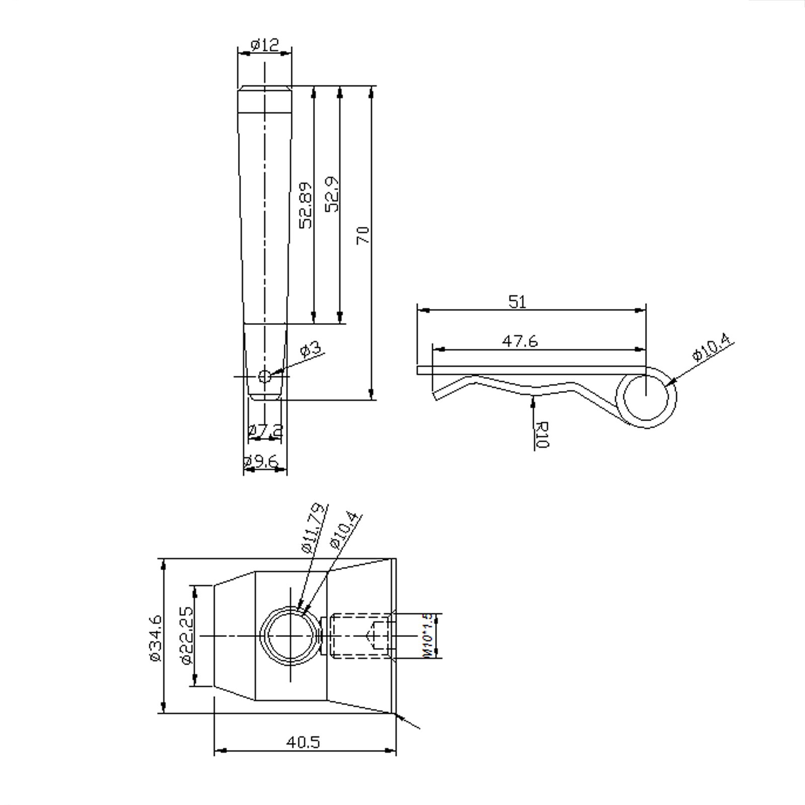 OTTFF 20Pack Half Conical Coupler with Clips Pins for Stage Truss Trusses Bed Plate Fit F31, F32, F33, F34