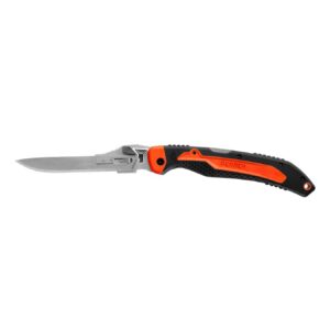 Gerber Vital Big Game Folder - Tool-less Exchangeable Blade Hunting Knife w/ Sheath [31-003053],orange