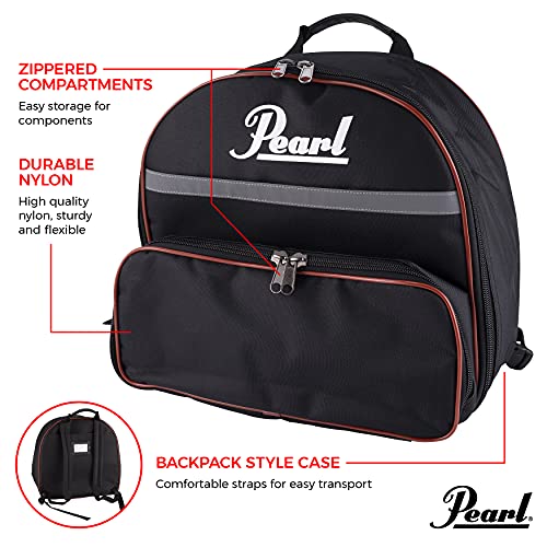 Pearl Student Snare Drum Education Kit with Practice Pad, Backpack Carrying Case, Sticks and Drum Key (SK910)