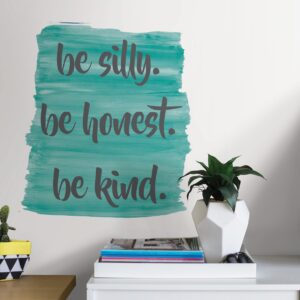 WallPops DWPQ2468 Be Silly, Honest & Kind Wall Decal, Multicolor