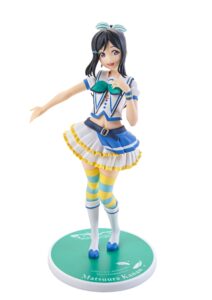 sega love live! sunshine!! aozora jumping heart spm super premium figure kanan matsuura, 8.6"