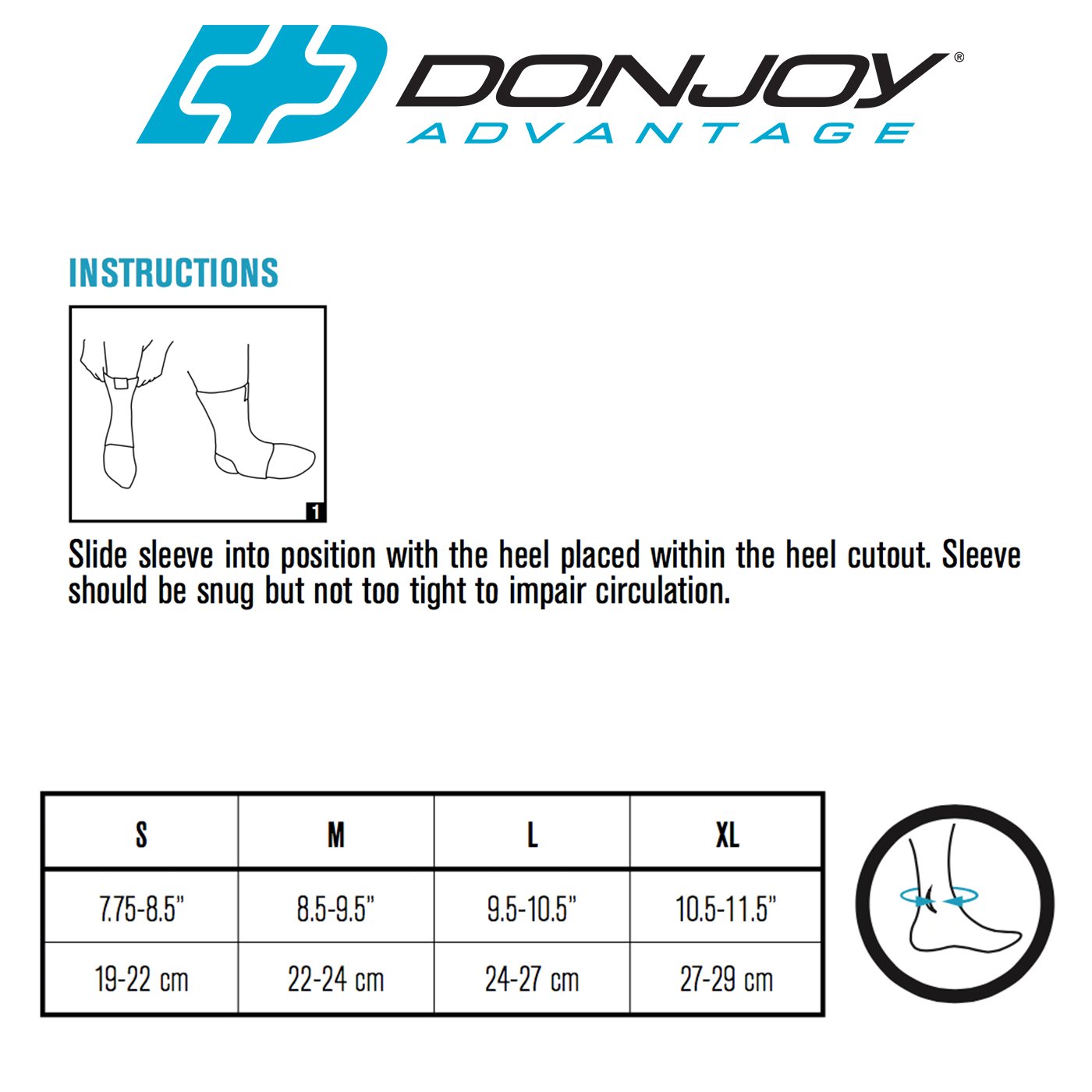 DonJoy DA161AV01-PNK-S Elastic Ankle for Sprain, Strain, Swelling, Arthritis, Easy to Apply Elastic Stretch Fabric with Open-Heel Design, Pink, Fits Left or Right, Small, 7.75", 8.5"