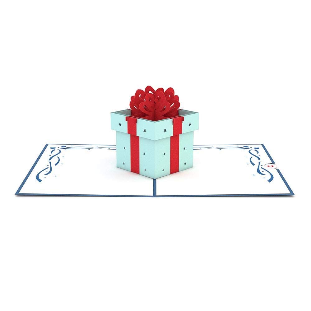 Lovepop Birthday Present 3D Pop-Up Greeting Card