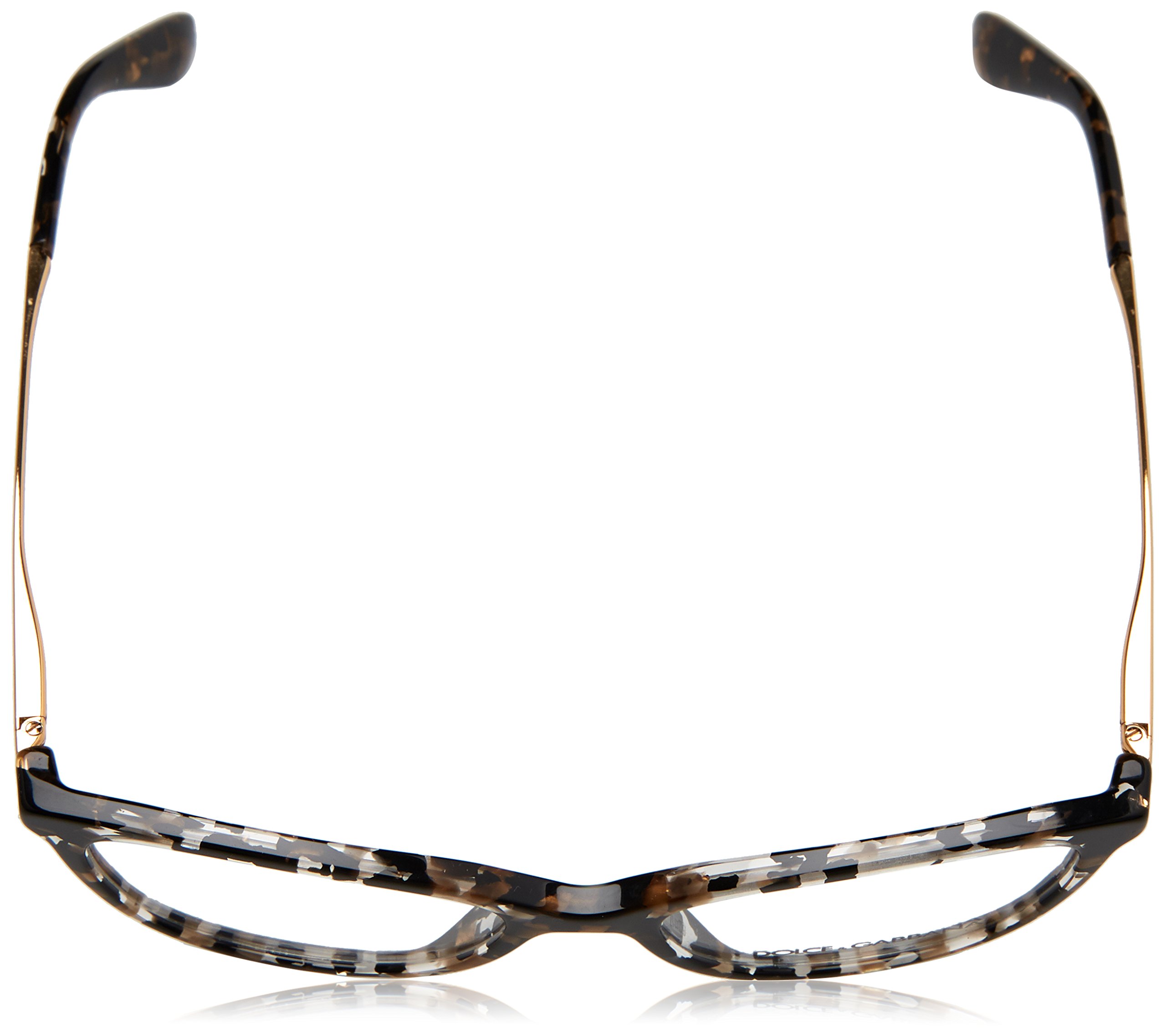 Dolce & Gabbana DG 3258-911 Eyeglasses, Black/Gold w/Demo Lens 54mm