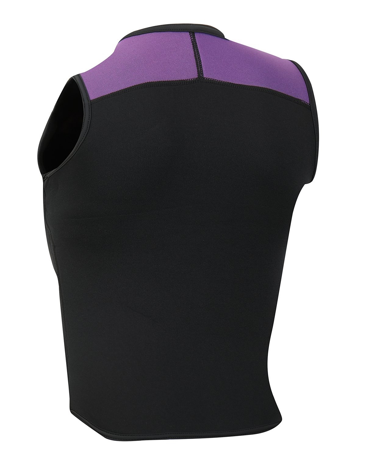 Lemorecn Wetsuits Top Premium Neoprene 3mm Zipper Diving Vest (2095purple10)