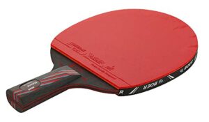 1pcs black carbon king 9.8 training or game table tennis racket ping pong paddle+1pcs racquet bag+3pcs table tennis+2protective film (tc2-short)