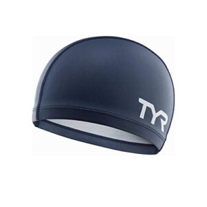 TYR LSCCAP401ALL Silicone Comfort Cap Navy All