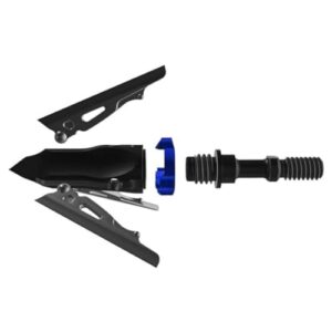 G5 Outdoors Deadmeat 100% Steel Expandable Crossbow Broadhead (3 Pack + Practice Tip) (Made in The USA)