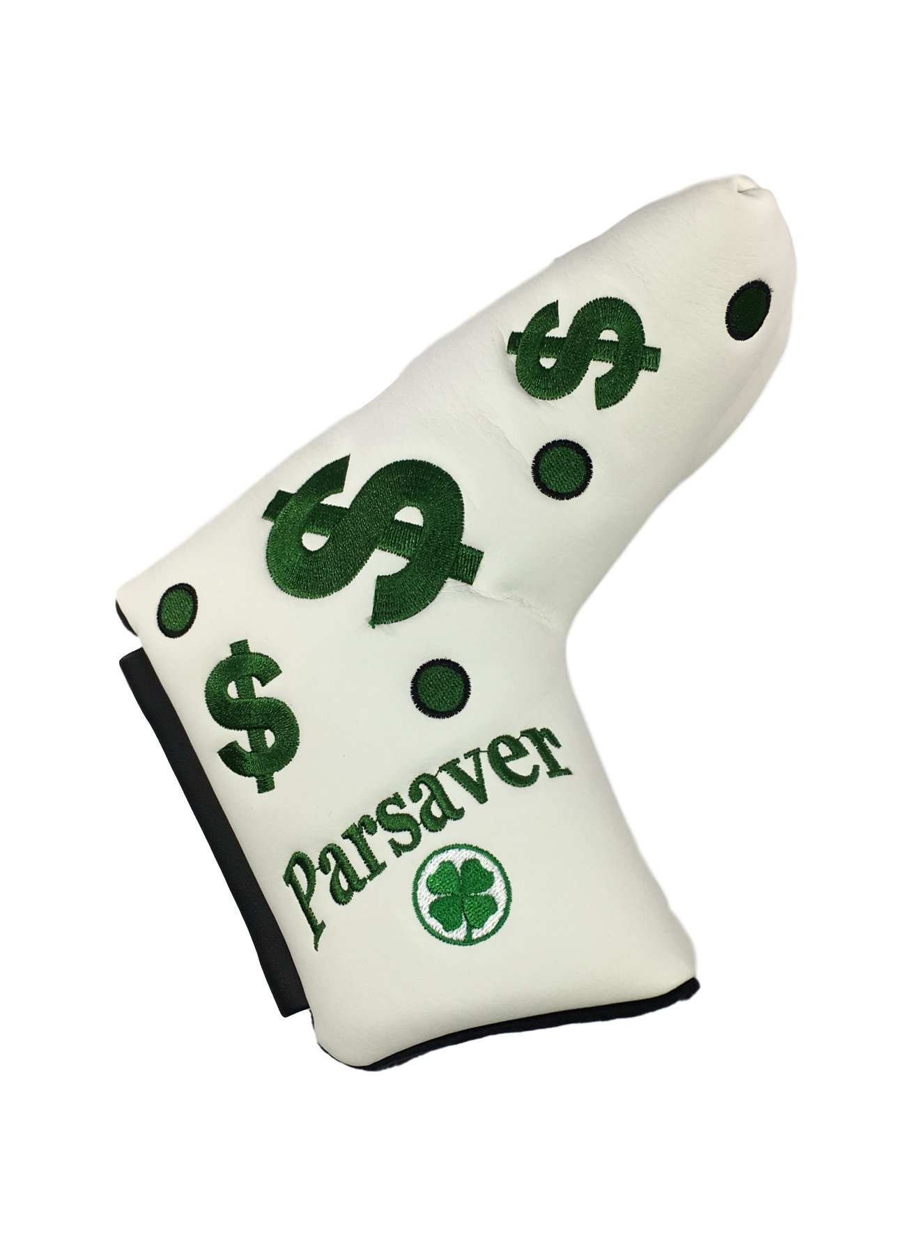 Deluxe Money $ Putter HeadCovers - Replacement Money Blade Head Cover - for Scotty Cameronc Odysseyc Taylormadec Titleistc Ping and Mizuno Putters (White)