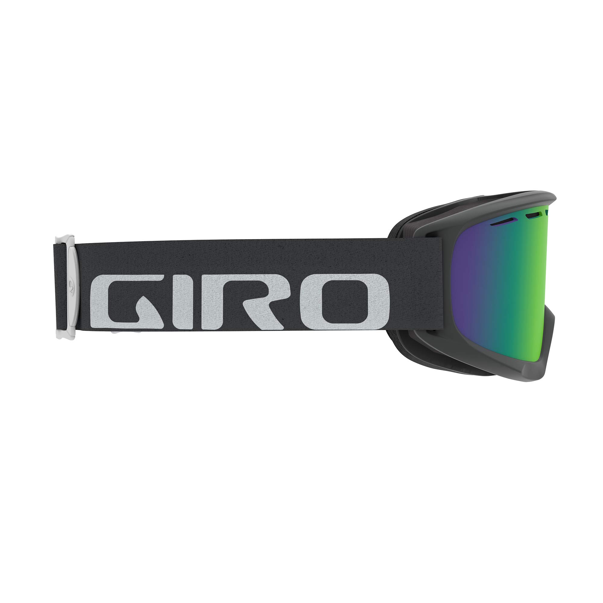 Giro Index OTG Adult Snow Goggles - Titanium Wordmark Strap with Loden Green Lens (2021)