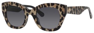 kate spade new york women's jalena cat-eye sunglasses, bkgdtbcqn, 49 mm