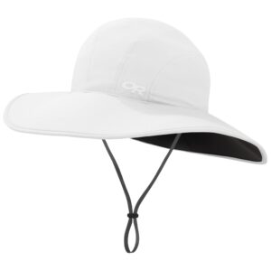 outdoor research women's oasis sun hat, white, m