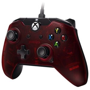 PDP Gaming Wired Controller: Crimson Red – Xbox One