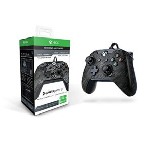 PDP Gaming Wired Controller: Phantom Black - Xbox One