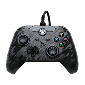 PDP Gaming Wired Controller: Phantom Black - Xbox One