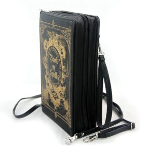 Book of Spells Clutch Bag in Vinyl Material