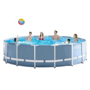 Intex 16' x 48" Prism Frame Above Ground Swimming Pool with Filter Pump