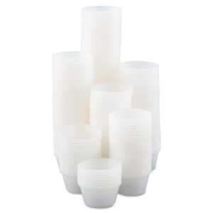 SOLO Cup Company Dart Polystyrene Portion Cups DCCP200N 2500/pk, Transparent