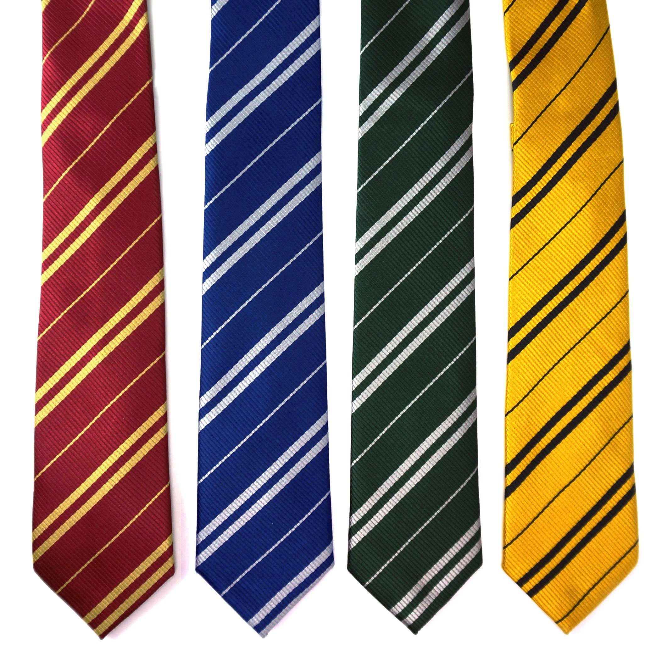 LilMents 4 Pack Pinstriped Formal Necktie Tie Set (Multicolored Set A)