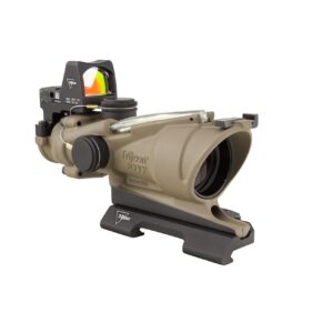 Trijicon 4x32mm ACOG Dual Illumination Green Crosshair Reticle Flat Dark Earth Optics