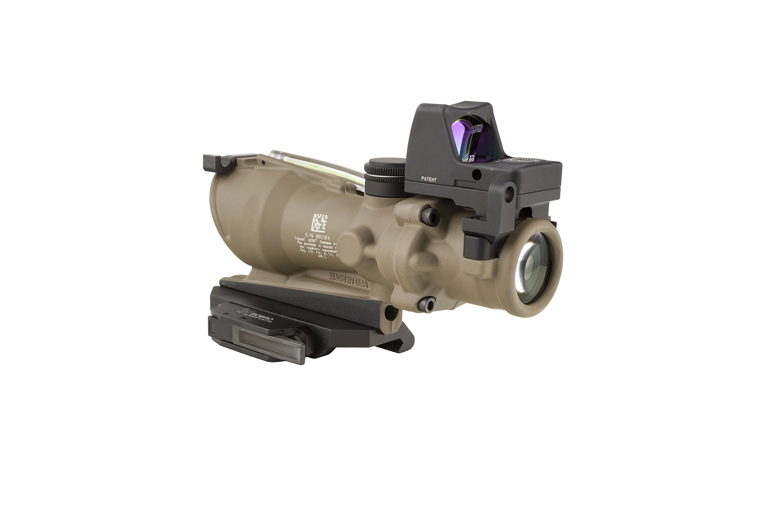 Trijicon 4x32mm ACOG Dual Illumination Green Crosshair Reticle Flat Dark Earth Optics