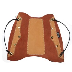 I-Sport Leather Suede Archery Protective Armguard Forearm Protector with Adjustable Straps