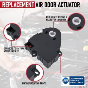 HVAC Blend Door Actuator - Compatible with Chevrolet & GMC 1994-2012 - Silverado, Tahoe & Sierra - Driver & Passenger Side Temperature Control Air Actuator - Replaces 89018365, 604-106, 52402588